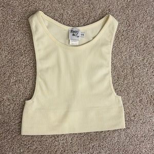 Princess Polly fitted ribbed tank crop top